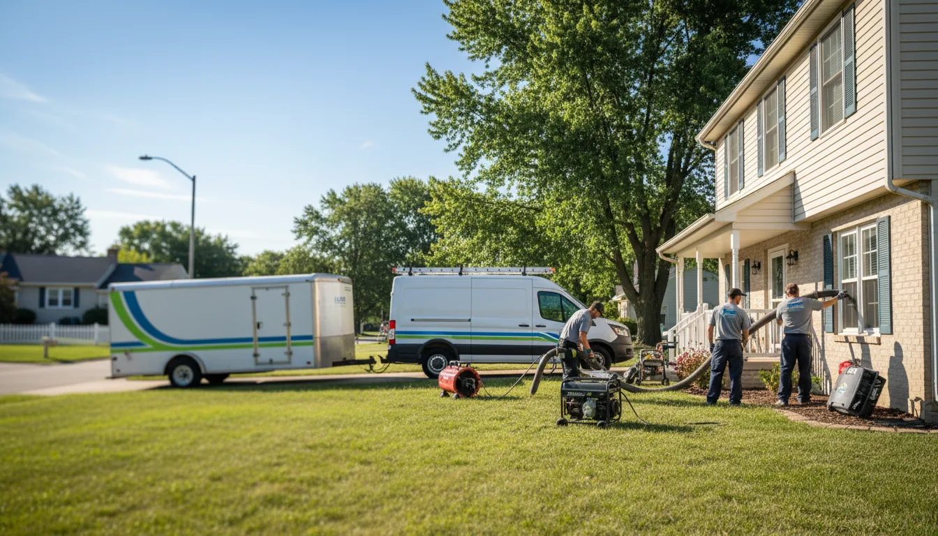 Flooded Basement Restoration And Cleanup With Repair in Mount Ayr, IA near me